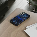 Skyline GT-R R34 Bayside Blue Tokyo Night Art Tough Phone Case