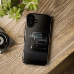 Black 1970 Nova SS Studio Front Tough Phone Case for Muscle Car Fans