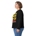 1995 ZR-1 Corvette graphic long sleeve tee | Yellow sports car design