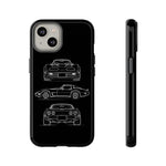 1979 Corvette C3 Blueprint Phone Case for Classic Chevy Car Fans