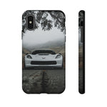 C7 Z06 Corvette Phone Case, White Foggy Country Road Cover