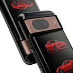 Red 370Z Sports Coupe Tough Phone Case for JDM Enthusiasts