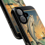 Tarpon Fishing Phone Case Saltwater Angler Tough Cover Gift