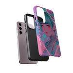 Neon Cyber Geisha phone case | Tough Case
