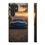 C6 Z06 Corvette Phone Case, Blue Mountain Dusk Cover, Gift