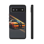 Challenger Widebody Orange Muscle Art Tough Phone Case