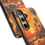 Orange Corvette C3 Stingray Sunset Palms Phone Case