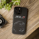 ZL1 Camaro phone case | tough phone case, black muscle car design