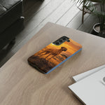 Rhodesian Ridgeback African Savanna Art Tough Phone Case