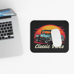 Classic Vibes Chevy C10 Mouse Pad Retro Sunset Pickup