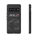 ZL1 Camaro phone case | tough phone case, black muscle car design