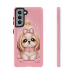 Shih Tzu Princess Kawaii Chibi Puppy Pet Dog Art Tough Phone Case