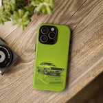 Green Cuda Muscle Car phone case for Gear Heads