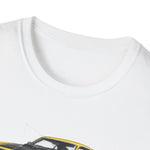 Yellow 1969 Mach 1 T-Shirt | Classic Muscle Car Illustration