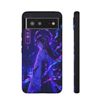 Neon Shrine Maiden phone case | Tough Case, anime vaporwave