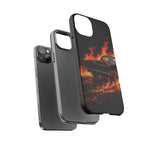 Black Charger Classic Muscle Flames Tough Phone Case Cover Gift