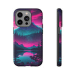 2 Rounds Canada Retina Artwork Vaporwave Phone Case – Landscape Aesthetic