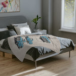 1964 Chevy Impala Illustration  Microfiber Blanket | Classic Car Throw
