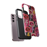 Pop Art Lips and Lightning Bolt Phone Case
