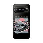 R34 Skyline GT-R Sakura Mountain JDM Tough Phone Case Gift
