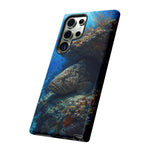 Grouper Reef Phone Case, Sunbeam Ledge Marine Art Tough Cover