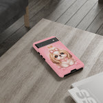 Shih Tzu Princess Kawaii Chibi Puppy Pet Dog Art Tough Phone Case