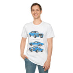 1965 Mustang Fastback T-Shirt | Vintage Car Illustration, Retro Racing