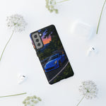 350Z Touge Blue Sports Car Road Sunset JDM phone case | Tough Cover