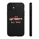1970 C10 Red White Classic Pickup Tough Phone Case Cover
