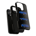 Blue MX-5 Roadster Phone Case Tough JDM Convertible Multi View Print
