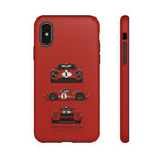 1967 GT40 Mk IV Red Race Car Tough Phone Case Cover Gift