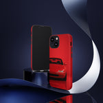 Red Miata Phone Case, NA MX5 90s JDM Roadster Tough Cover