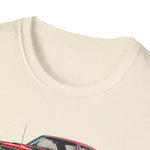 1967 Red GTX Muscle Car T-Shirt | Classic Auto Vintage Trio Tee