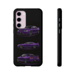 Purple R33 Skyline GTR JDM Sports Car Phone Case Tough Multi View
