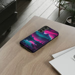 2 Rounds Canada Retina Artwork Vaporwave Phone Case – Landscape Aesthetic