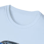 Blue 1970 Grand Prix Car T-Shirt | Classic Auto Trio Illustration