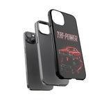 Tri-Power Classic Muscle Car GTO phone case | Retro Automotive Graphic