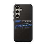 Blue C7 Z06 Sports Car Tough Phone Case Track Style Cover Gift