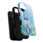 Copy of Silver Butterflies Tough Case | Blue Sky Water Droplets Phone Cover