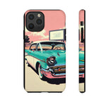 1957 Bel Air Turquoise Drive-In Tough Phone Case Cover Gift