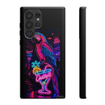 Neon Parrot Cocktails phone case | Tough Cases