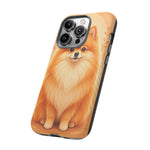 Pomeranian Tiny Fox Fluffy Art Tough Phone Case