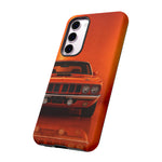 Orange Cuda Phone Case, 71 Classic Muscle Car Tough Cover