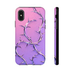 Chrome Thorn Vine Phone Case Vaporwave Tough Cover