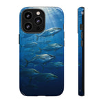 Amberjack School Phone Case, Open Water Sunlight Tough Cover