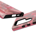 Pink Lip Gloss Heart Mirror Phone Case Girly Tough Case