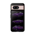 Purple R33 Skyline GTR JDM Sports Car Phone Case Tough Multi View