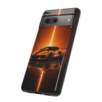 Z06 C8 Phone Case, Orange Racing Livery Studio Cover