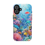 Underwater Coral Reef Phone Case | Colorful Tropical Fish Ocean Scene