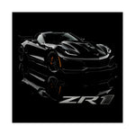 C7 ZR1 Poster Supercar Wall Art Print Modern Muscle Car Garage